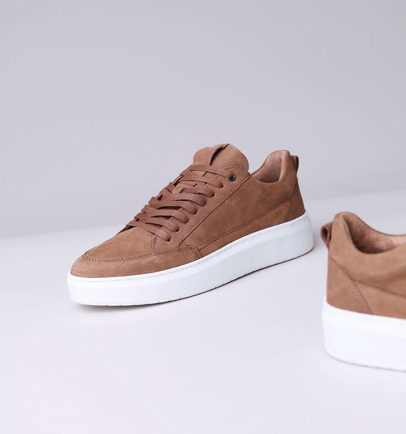 Via Borgo Enzo Taupe Veterschoenen voor heren (339280) - geschikt voor steunzolen