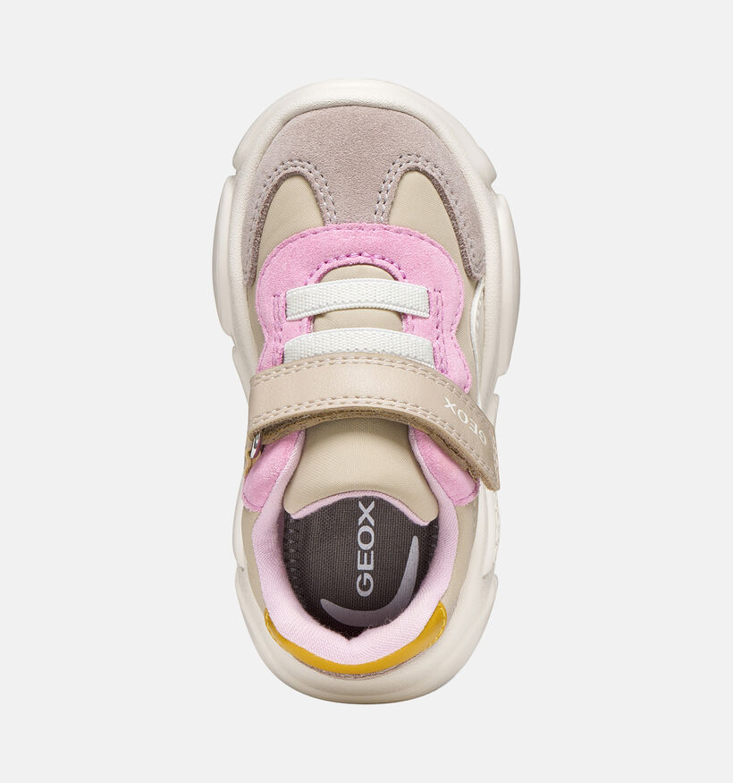 Geox Ciufciuf Beige Babysneakers voor meisjes (376243)