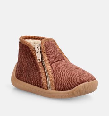Little David High Pantoffels Bruin/Groen