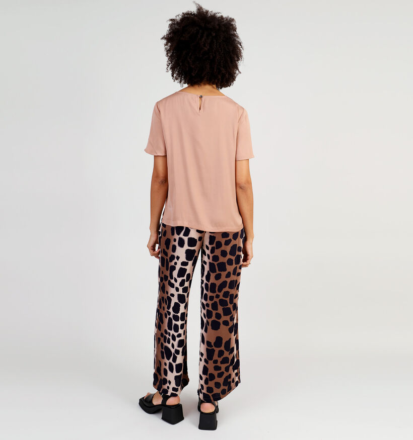 comma Beige T-shirt voor dames (341694)