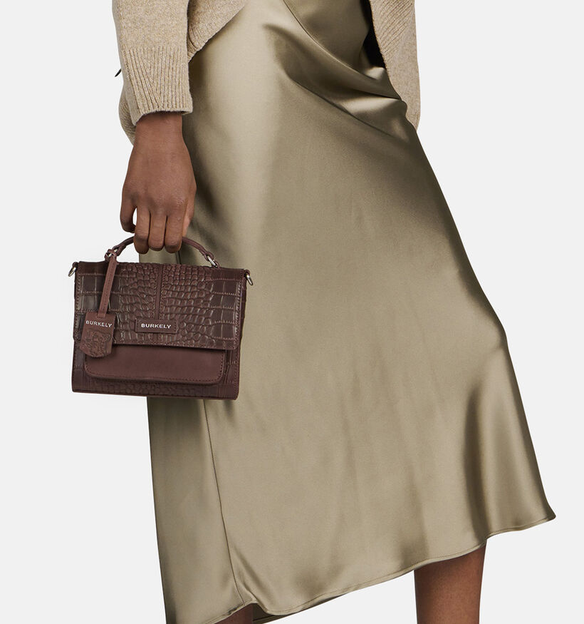Burkely Colbie Donkerbruine Crossbodytas voor dames (380460)