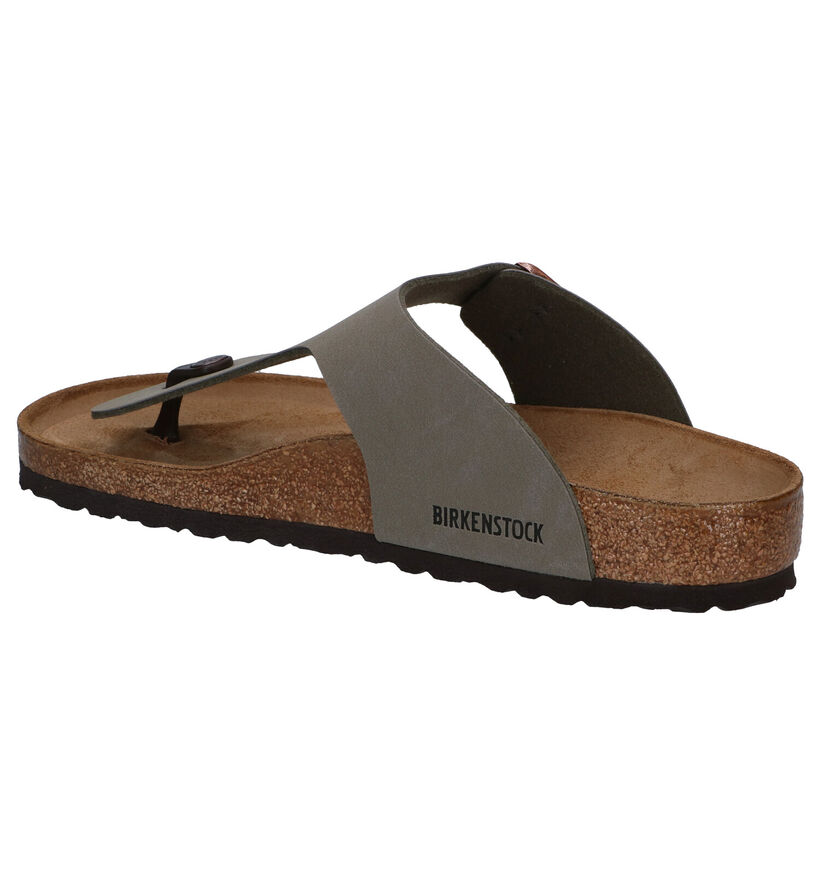 Birkenstock Ramses Zwarte Teenslippers voor heren (322799)