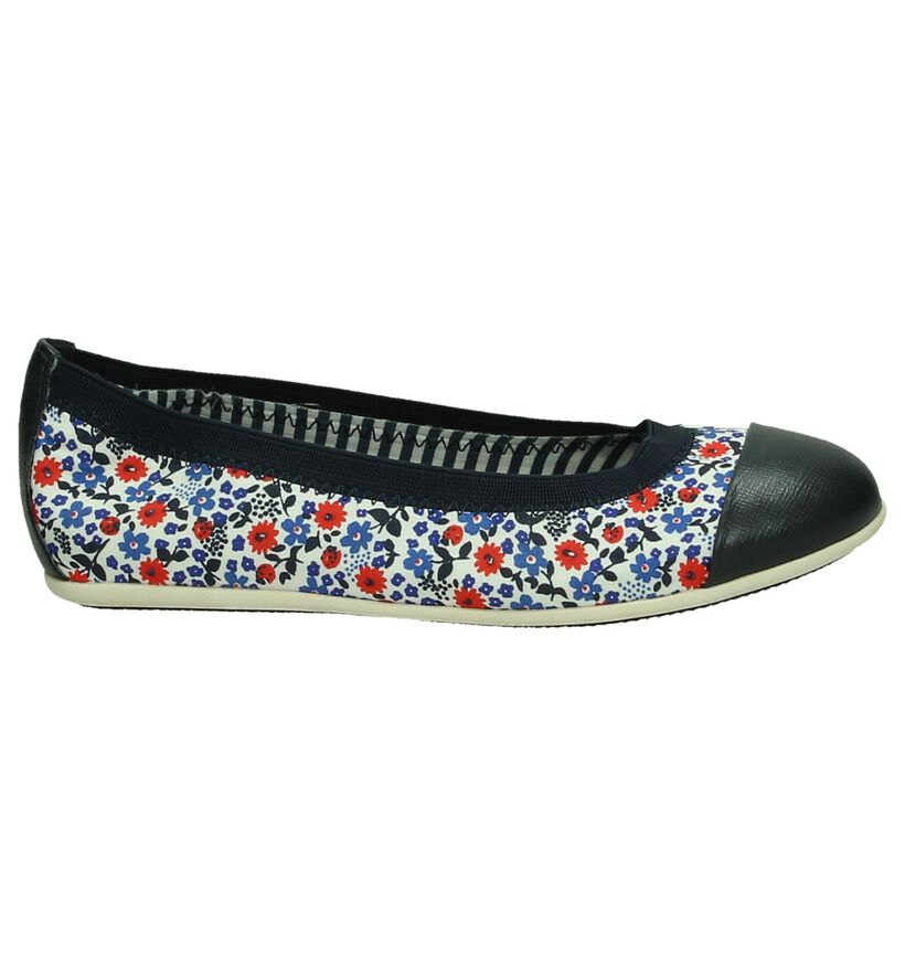 Tommy Hilfiger Ballerines en Bleu foncé en textile (191978)