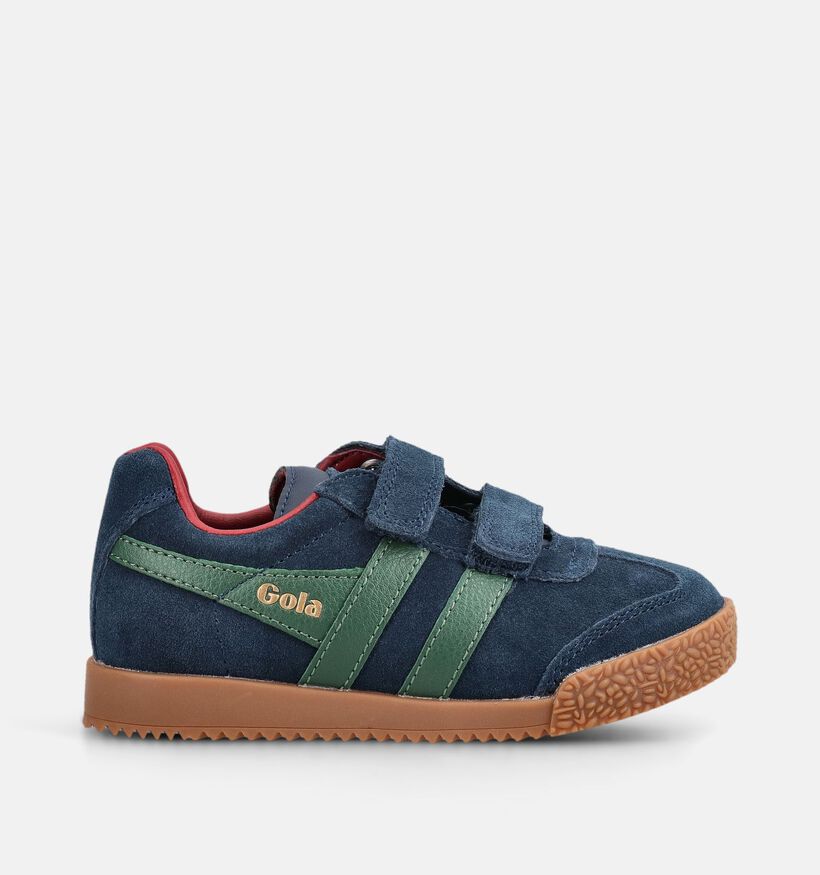 Gola Harrier Strap Donkerblauwe Sneakers voor jongens (376301)