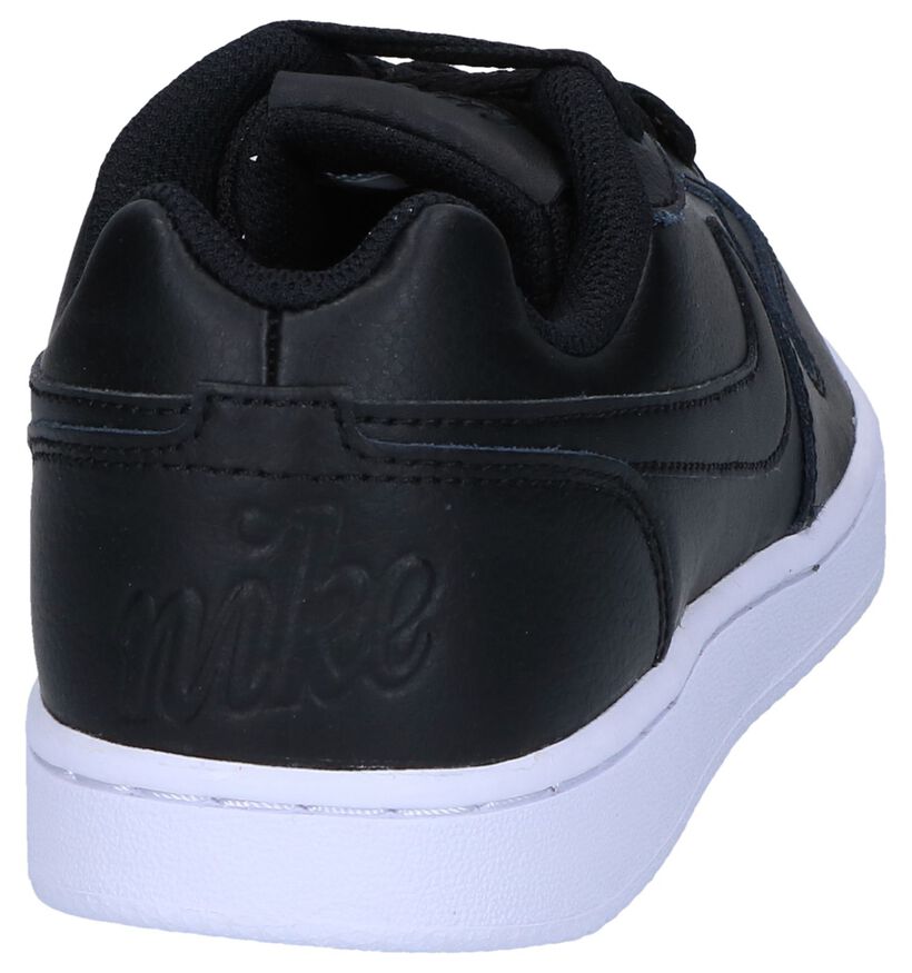 Zwarte Sneakers Nike Ebernon Low in kunstleer (250264)