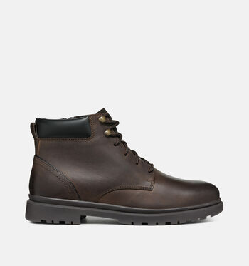 Geox Respira Mid Boots Zwart/Bruin
