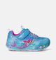 Skechers S-Lights Mermaid Dreams Baskets en Bleu pour filles (361554)