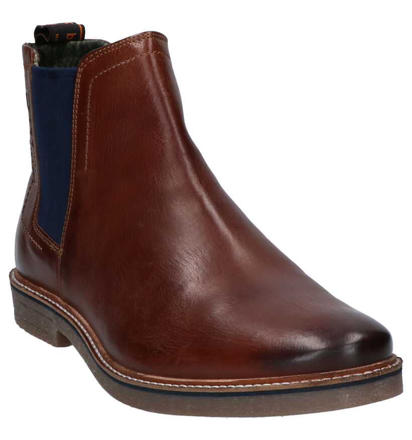 Bugatti Chelsea Boots en Cognac en cuir (255353)