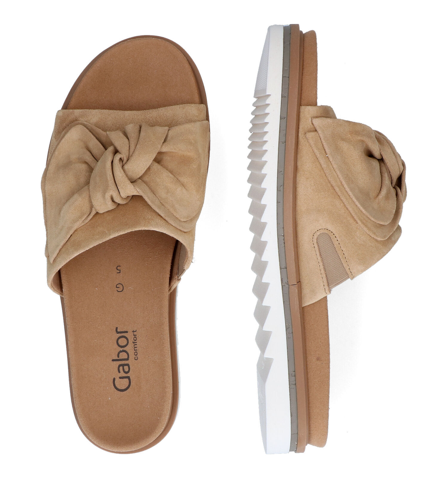 Gabor Beige Slippers | TORFS.BE | Gratis verzend en retour