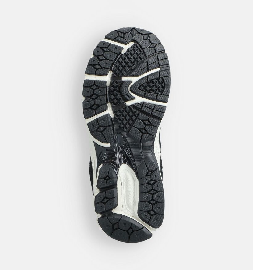 New Balance 2002 Baskets en Noir pour filles, garçons (366176) - pour semelles orthopédiques