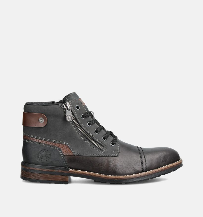 Rieker Grijze Veterboots voor heren (363514)