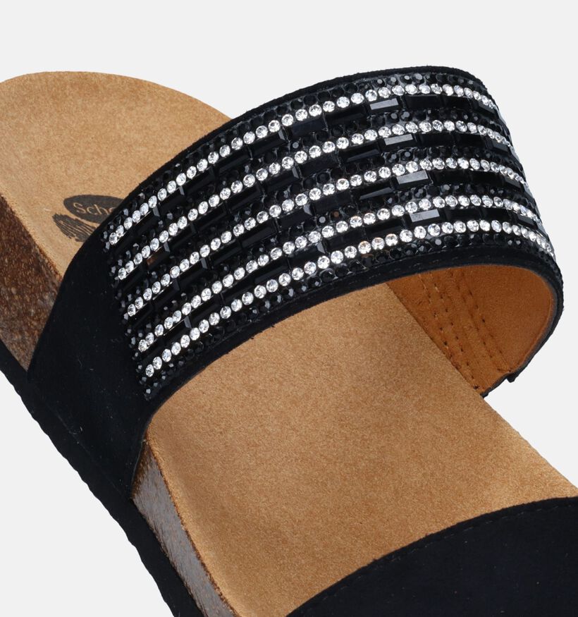 Scholl Daphne Mules en Noir pour femmes (336739)
