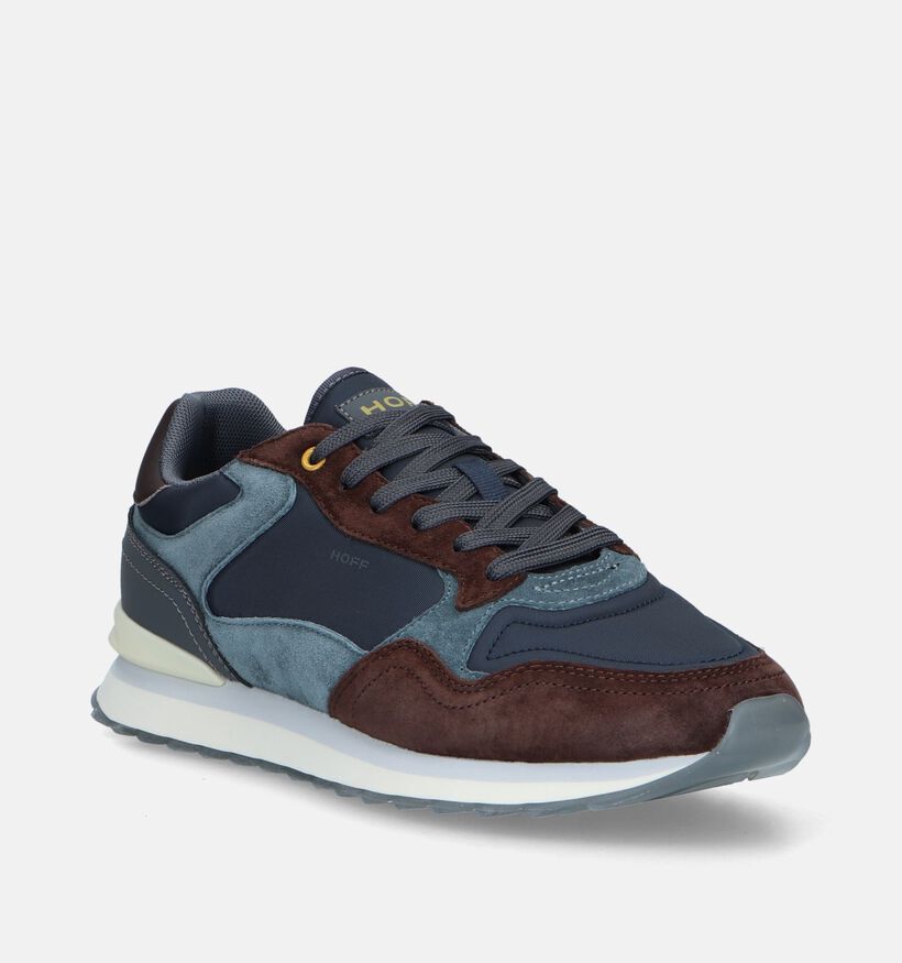 HOFF City Bari Blauwe Veterschoenen voor heren (343716) - geschikt voor steunzolen