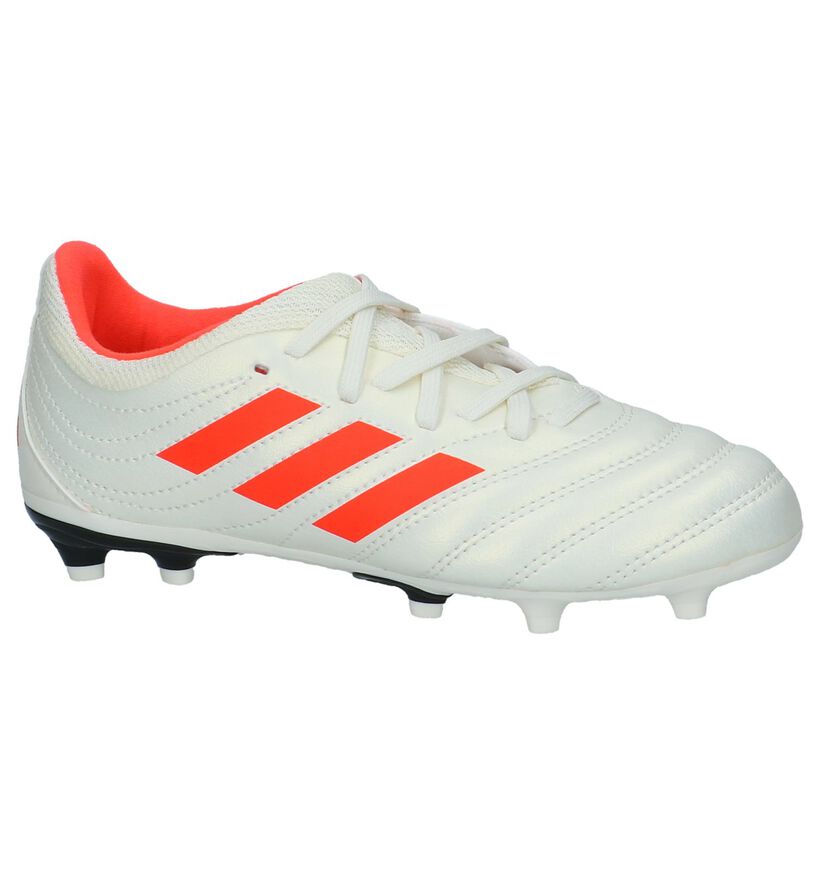 Metallic Ecru/Oranje Voetbalschoenen adidas Copa 19.3 FG in kunstleer (236096)