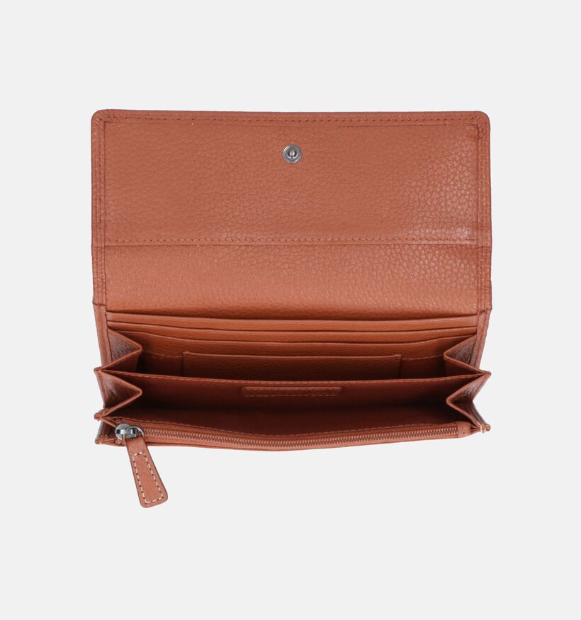 Label M Porte-monnaie à rabat en Marron pour femmes (349925)