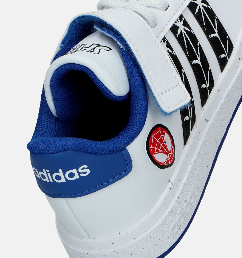 adidas Grand Court Spiderman Witte Sneakers voor jongens, meisjes (341697)
