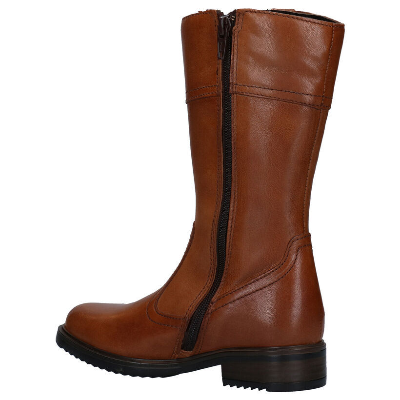 Loli Laly Bottes hautes en Cognac en cuir (298605)