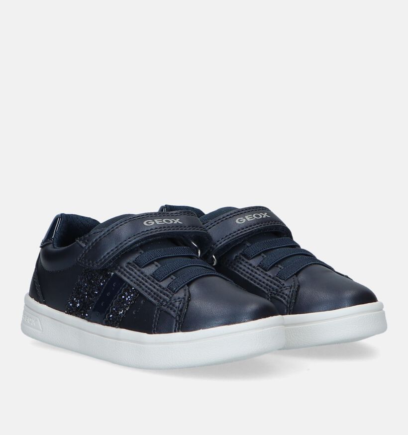 Geox Djrock Blauwe Sneakers voor meisjes (328506) - geschikt voor steunzolen