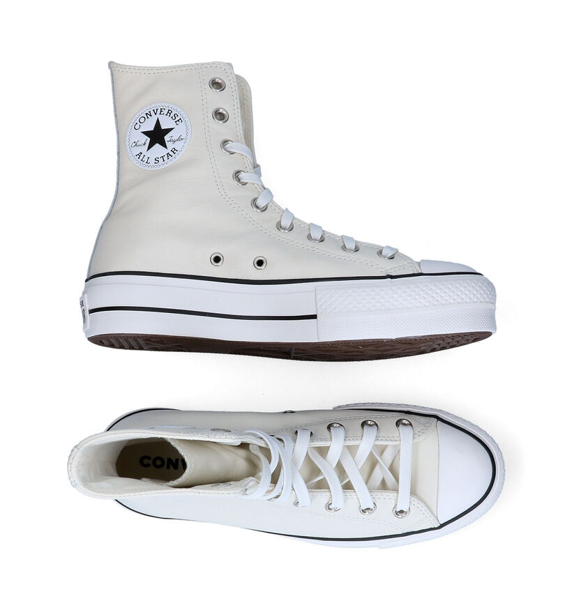 Converse CT All Star Lift X Baskets en Écru pour femmes (293704)