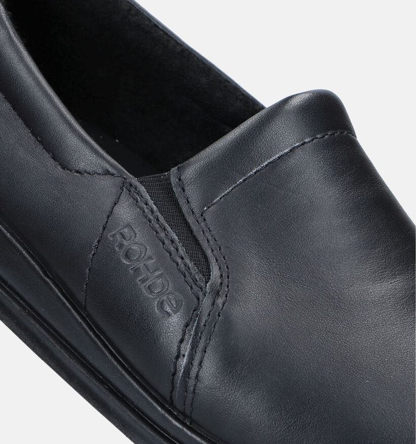 Rohde Pantoufles fermées en Noir pour hommes (349291)