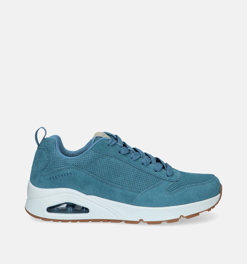 Skechers Uno Blauwe Sneakers voor heren (343006)