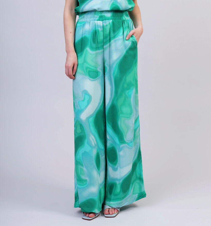Vero Moda Vade Pantalon large en Vert pour femmes (352144)