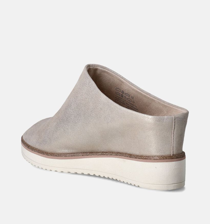Tamaris Nu-pieds compensées en Or pour femmes (354304)
