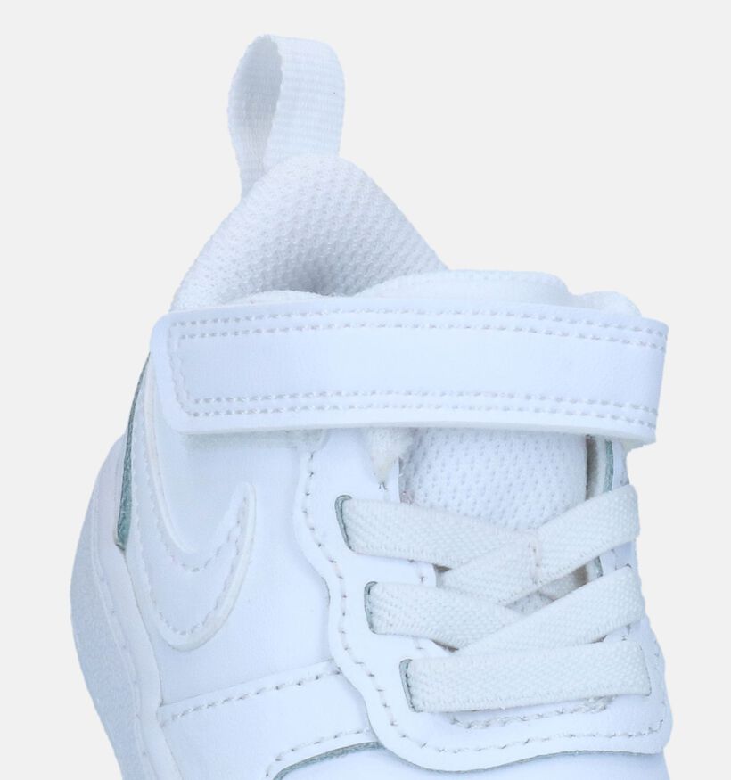 Nike Court Borough Baskets en Blanc pour garçons, filles (340221)