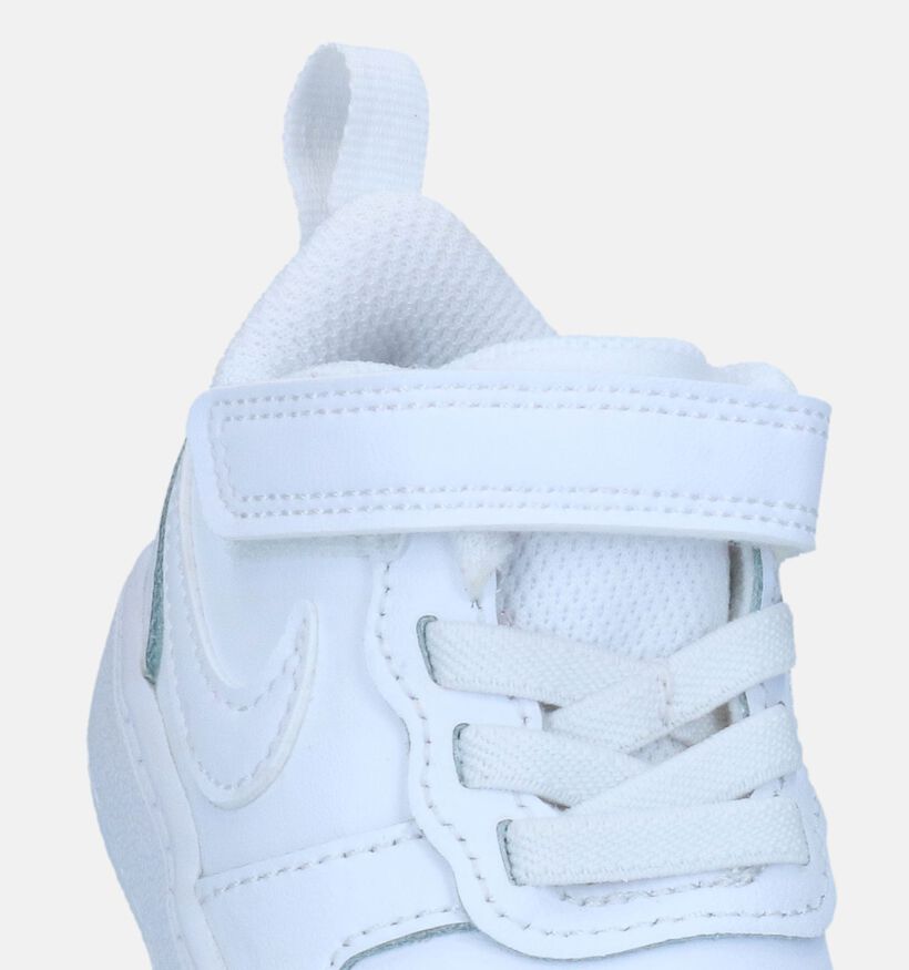 Nike Court Borough Witte Sneakers voor jongens (336656)