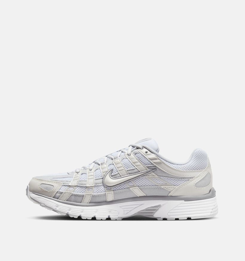 Nike P-6000 Witte/Lichtgrijze Sneakers voor dames (380508)
