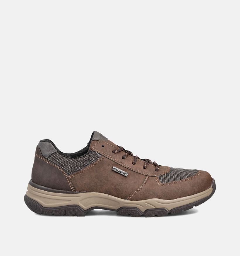 Rieker Bruine Veterschoenen voor heren (361794) - geschikt voor steunzolen