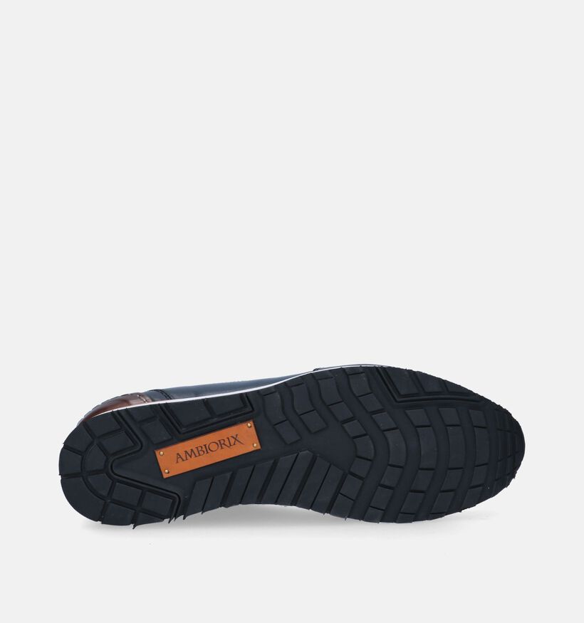 Ambiorix Icarius Blauwe Veterschoenen voor heren (327720) - geschikt voor steunzolen