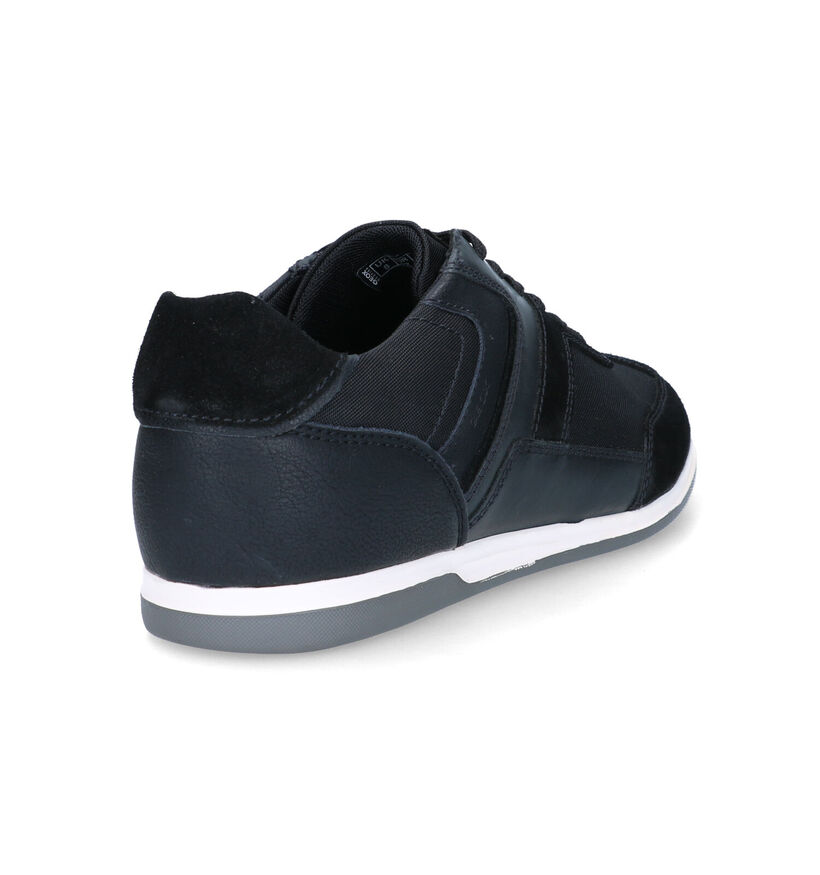 Geox Renan Grijze Veterschoenen in daim (320083)