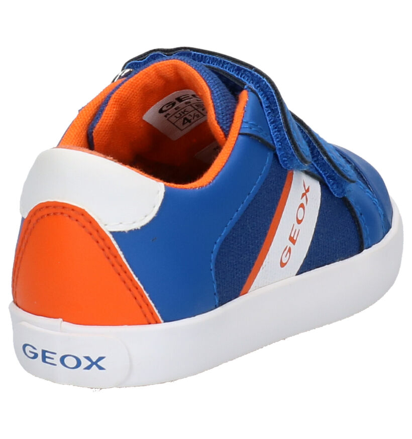 Geox Blauwe Velcroschoenen in kunstleer (265790)