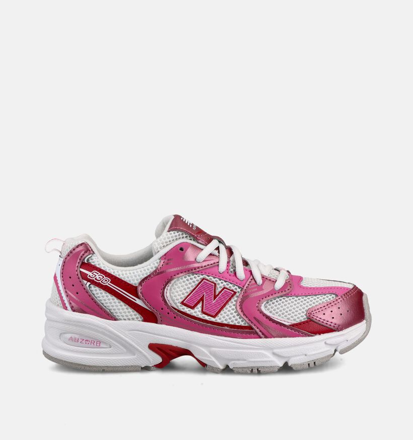New Balance G530 Baskets basses en Rose pour filles (366202) - pour semelles orthop&eacute;diques