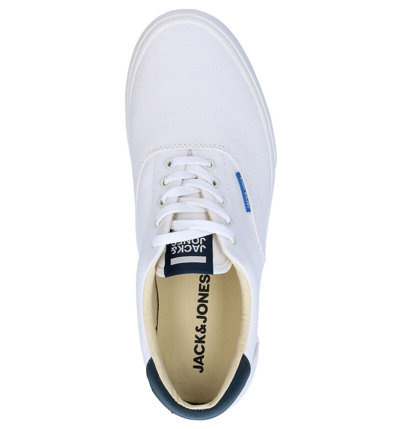 Jack & Jones Mork Canvas Witte Veterschoenen in stof (269163)