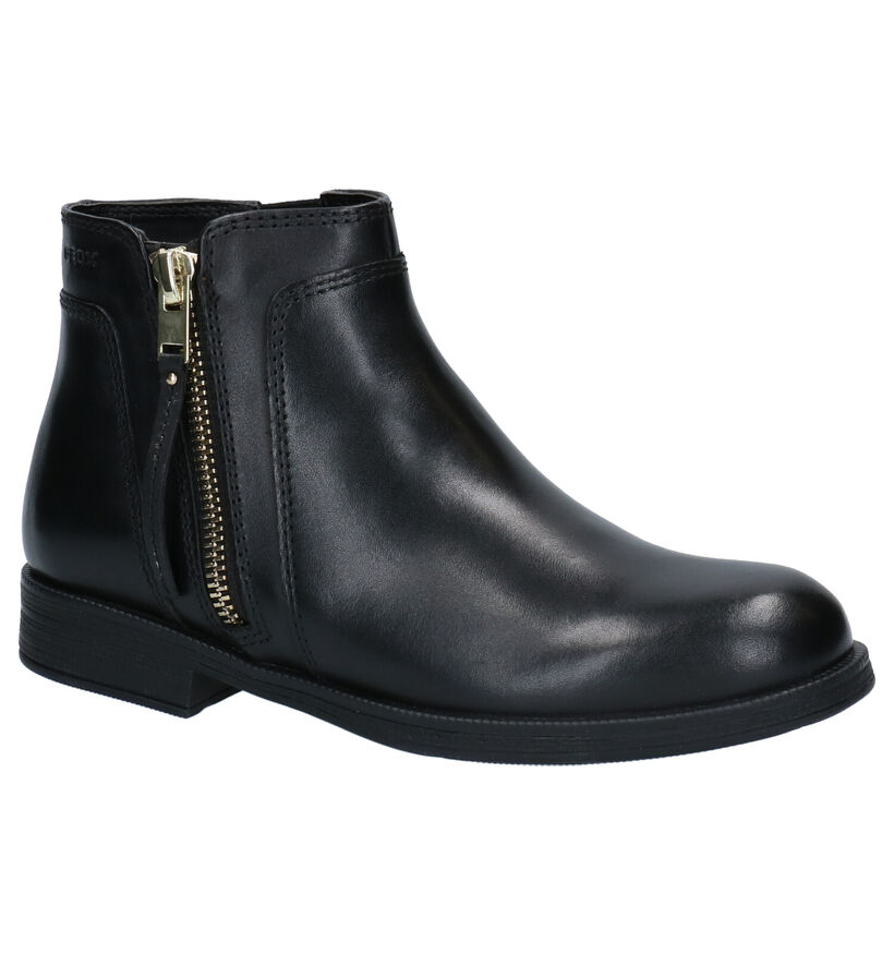 Geox Bottes basses en Noir en cuir (254484)