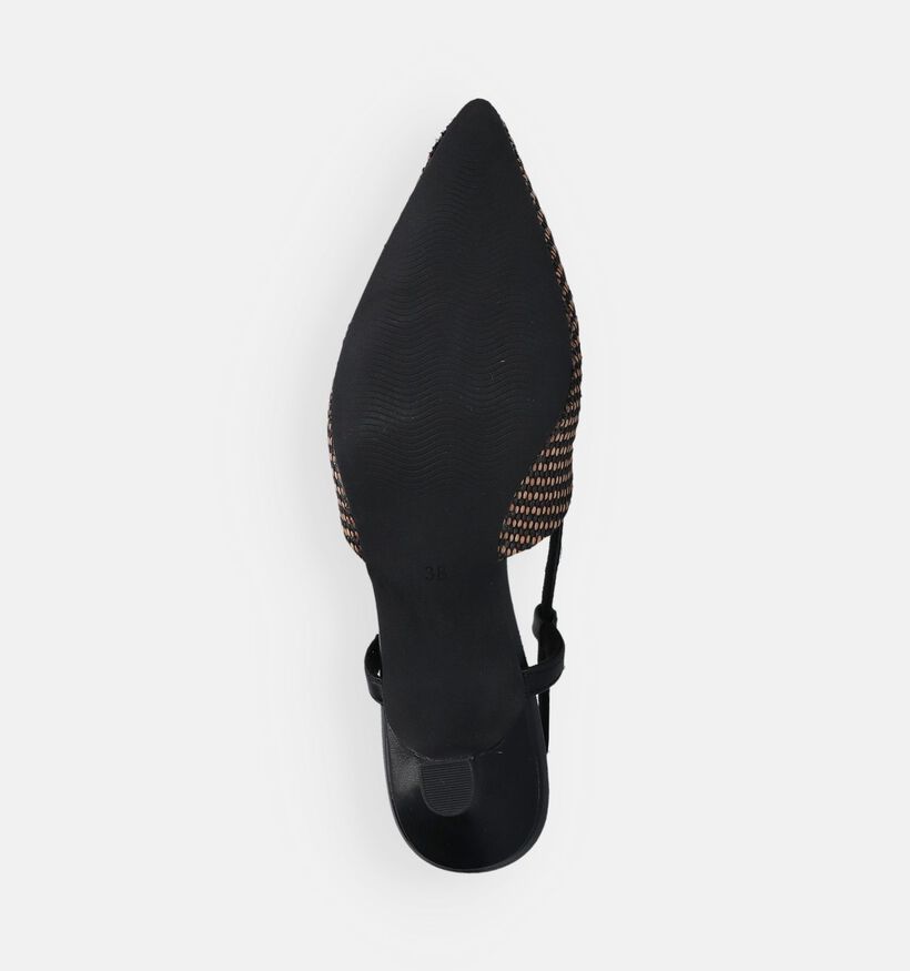 Marco Tozzi Escarpins slingback en Noir pour femmes (367963)