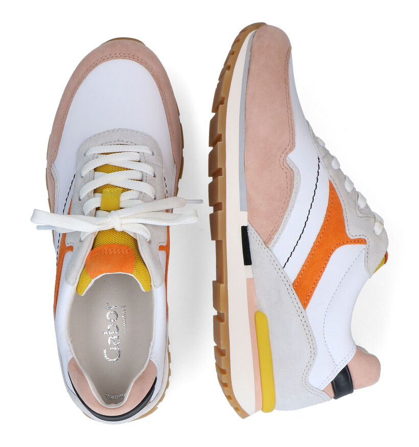 Gabor OptiFit Witte Sneakers in leer (306213)