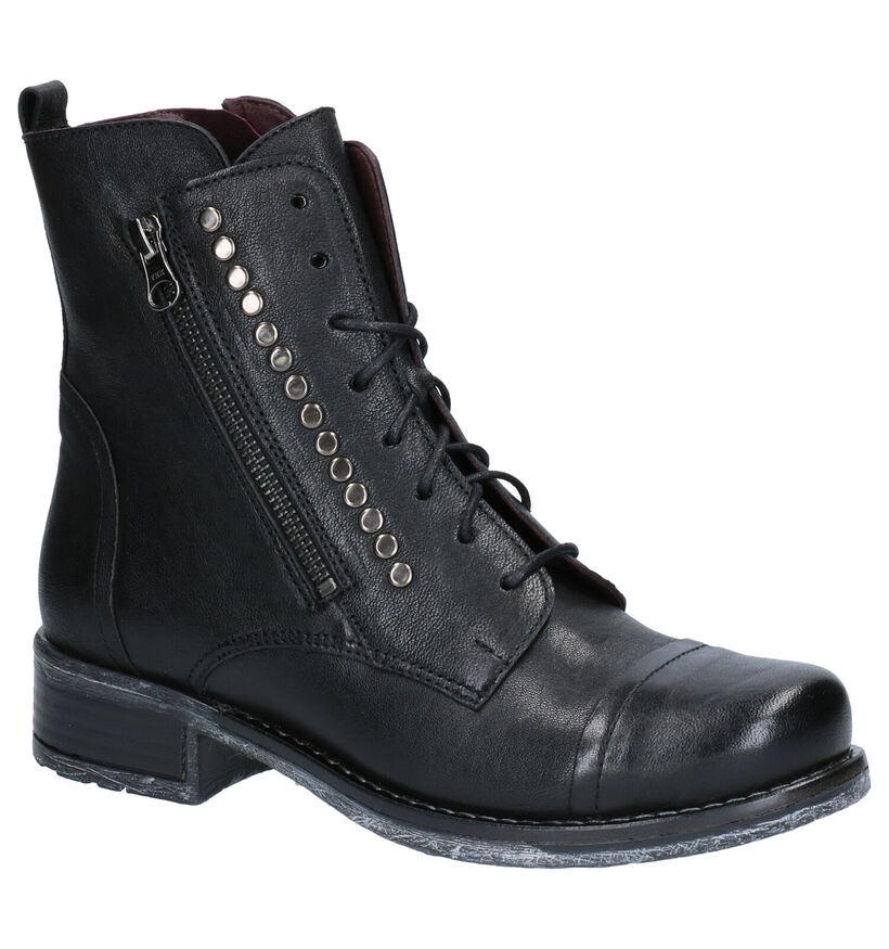 Brako Anatomics Zwarte Boots in leer (261400)