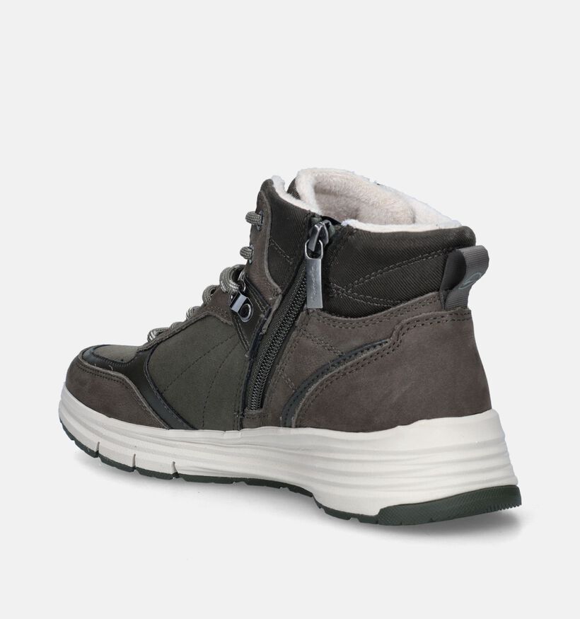 Tamaris Baskets montantes en Vert pour femmes (344702) - pour semelles orthop&eacute;diques