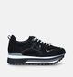 Nathan-Baume Zwarte Platform sneakers voor dames (348016) - geschikt voor steunzolen