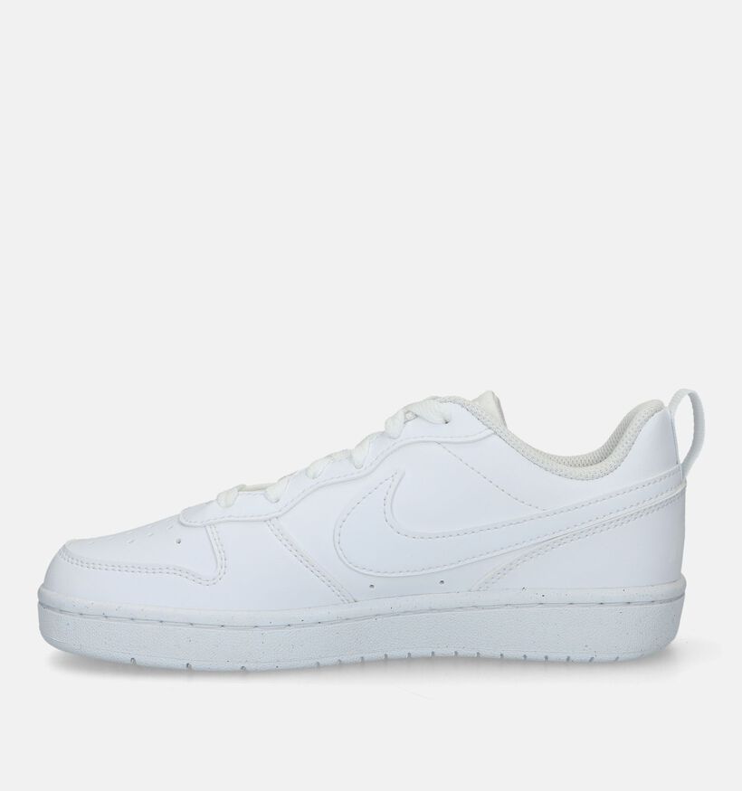 Nike Court Borough Baskets en Blanc pour filles, garçons (328369)