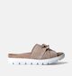 Solemade Abby Beige Slippers voor dames (355730) - geschikt voor steunzolen