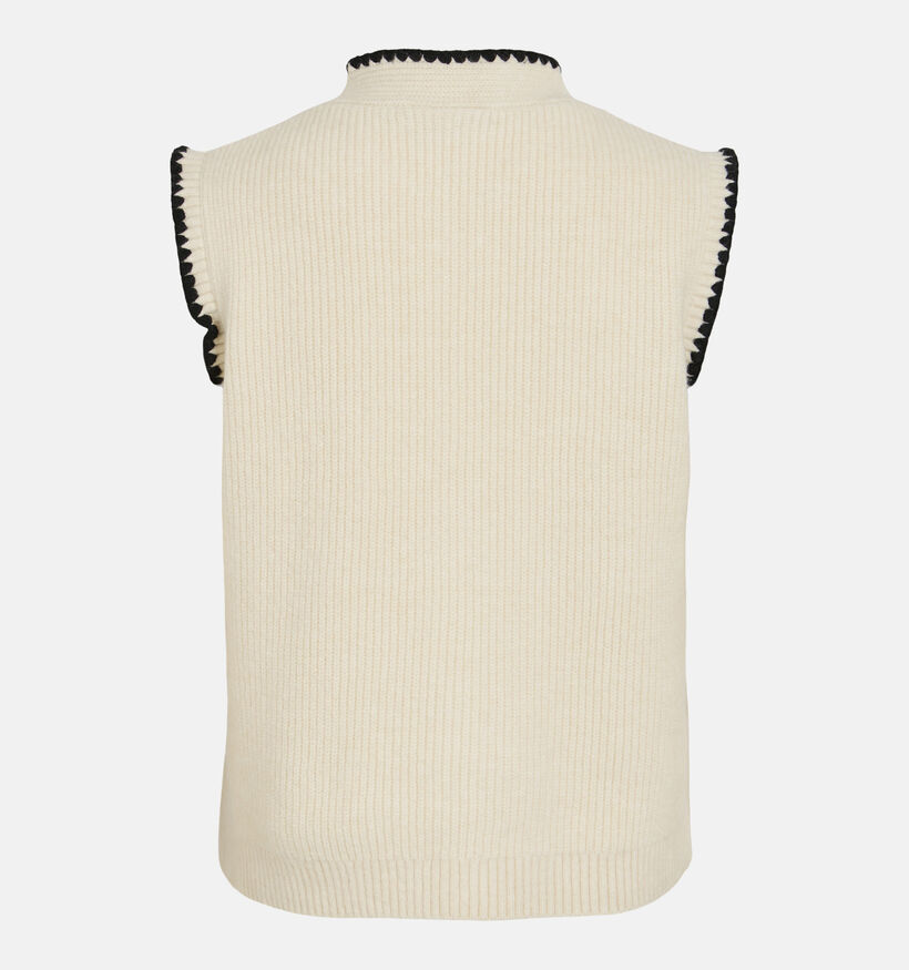 Vila Celeste Knit Gilet en Beige pour femmes (379766)