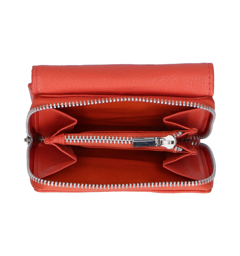 Euro-Leather Porte-monnaie en Orange pour femmes (324026)