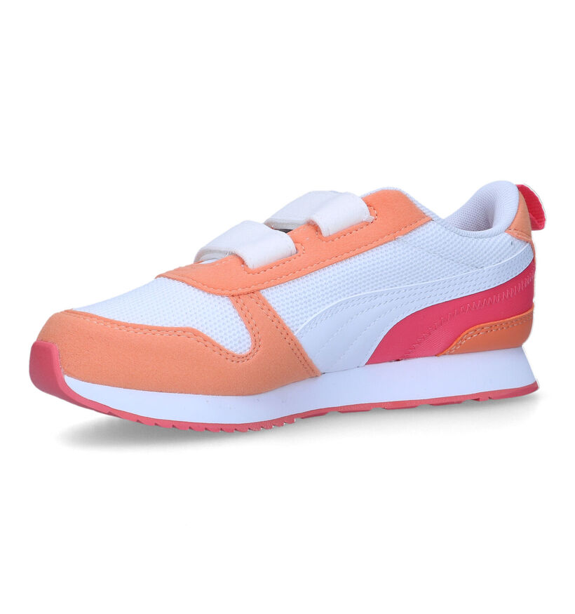 Puma R78 Baskets en Blanc pour filles (318763) - pour semelles orthopédiques