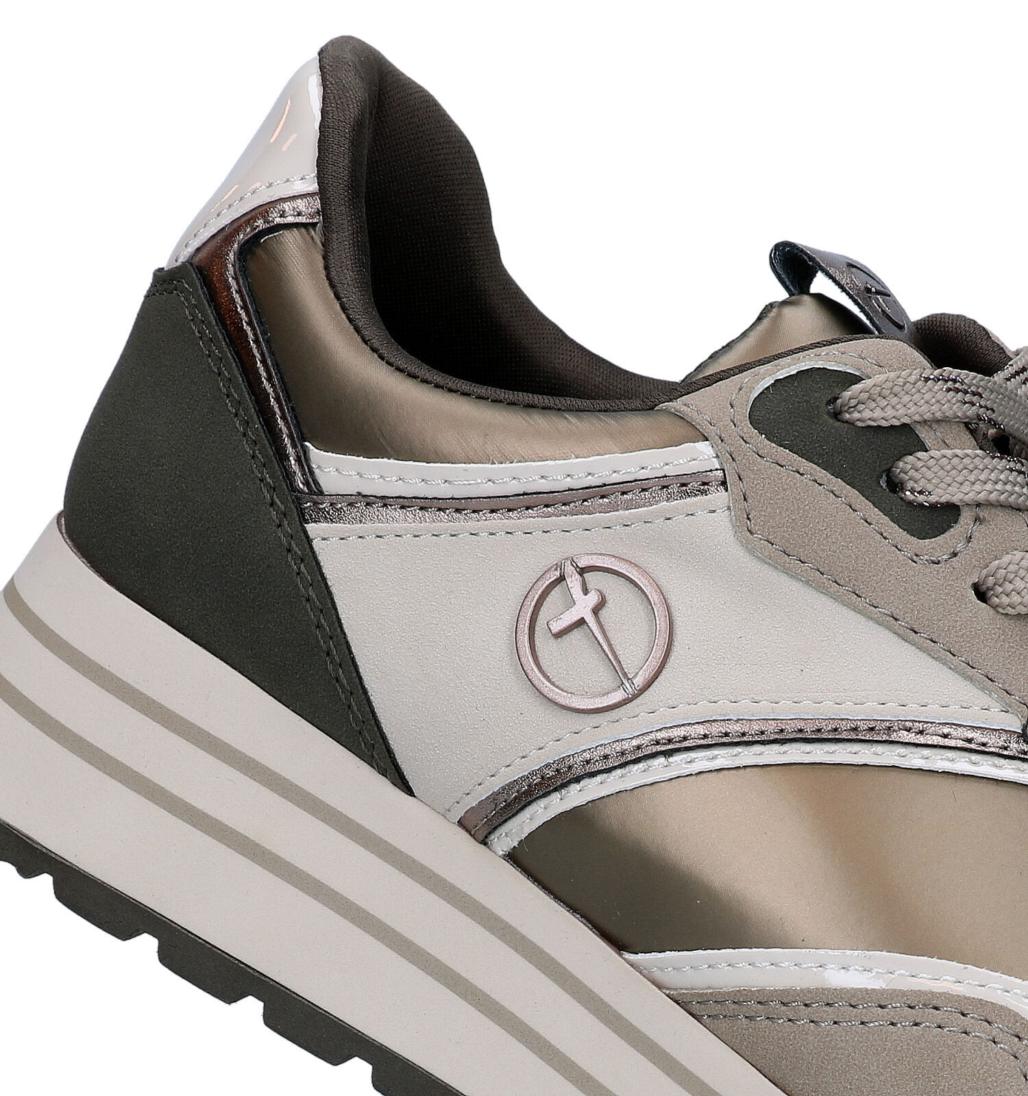 Tamaris Groene Platform sneakers Dames Sneakers Online op TORFS.BE