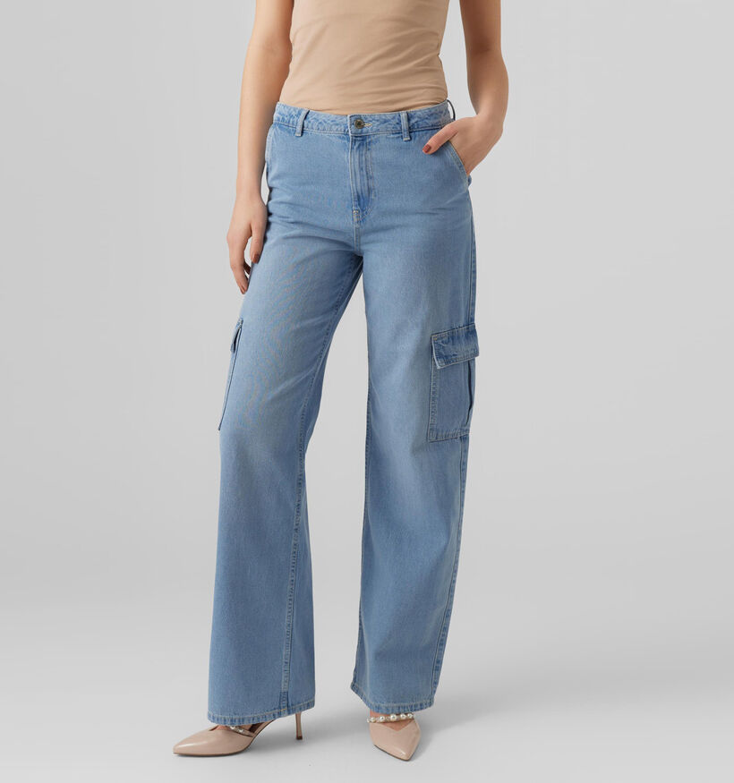 Vero Moda North Blauwe Wide leg Jeans voor dames (330372)