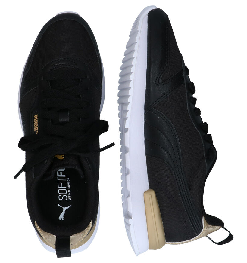 Puma R78 Metallic Pop Baskets en Noir en simili cuir (293500)